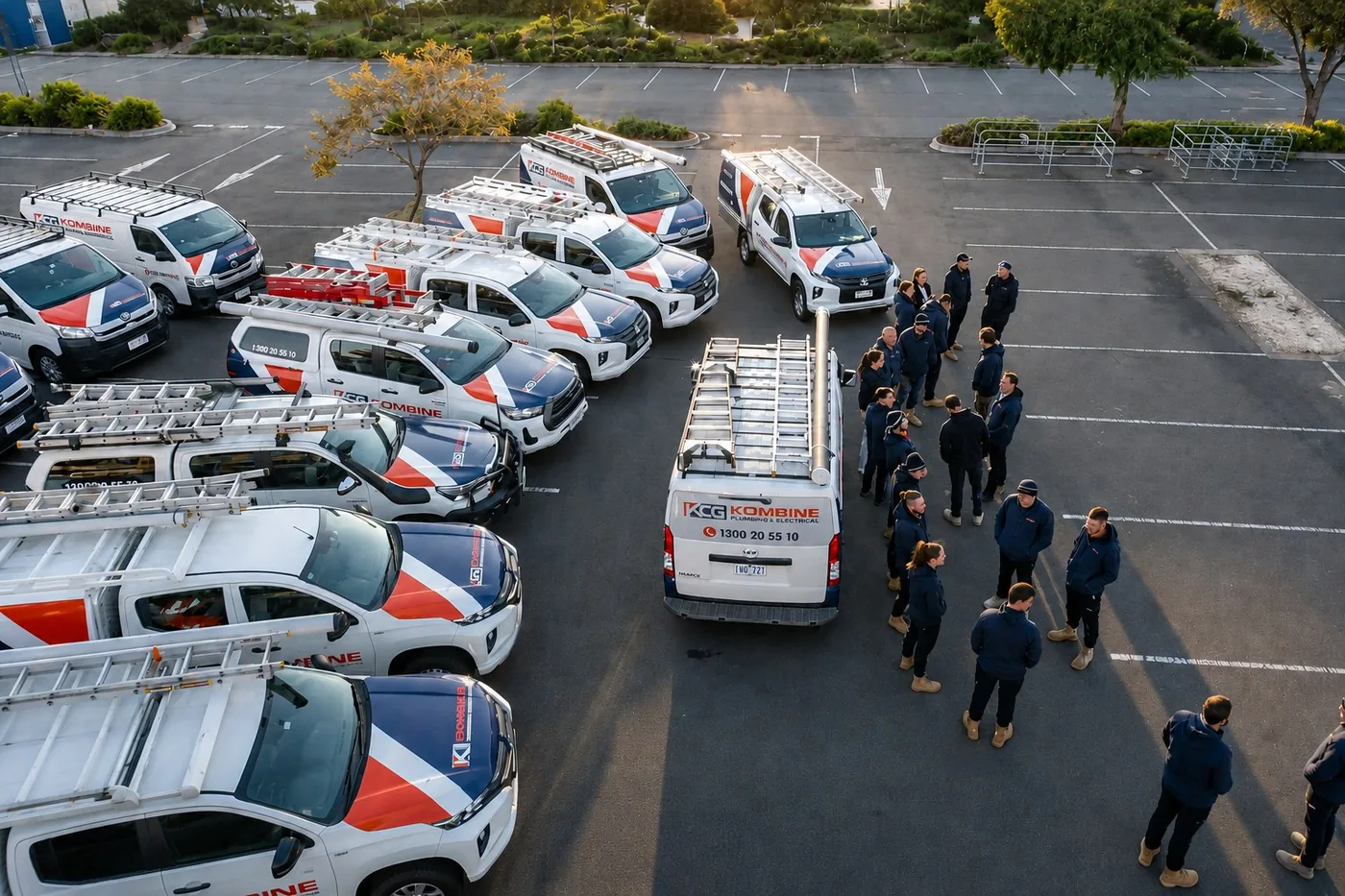 Kombine team and fleet vehicles